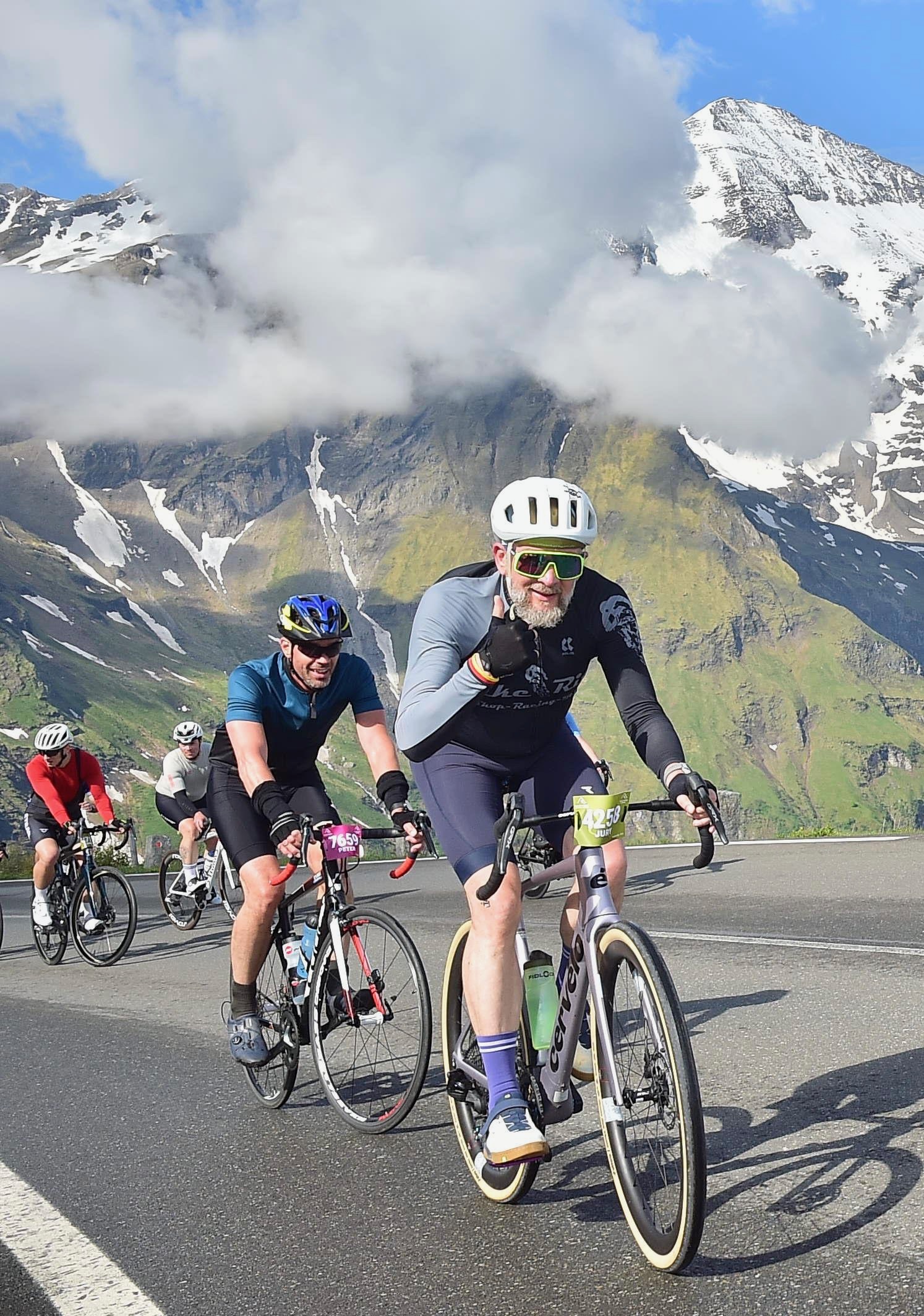 Grossglockner Rennradgruppe Abfahrt